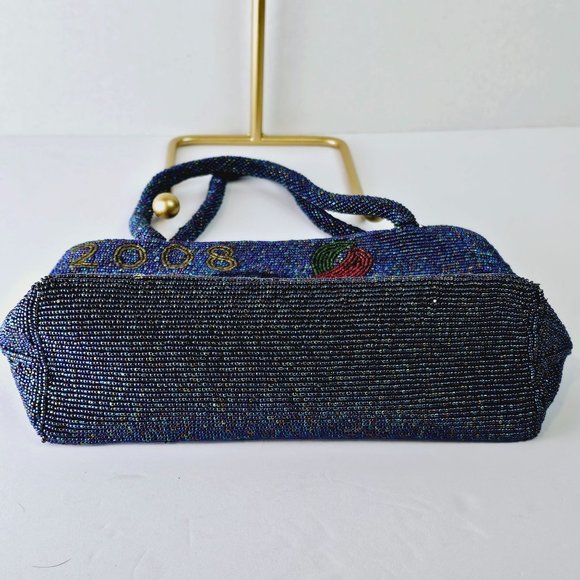 BEIJING Olympics 2008 Fully Beaded Y2K Multi-color Handbag - Picture 5 of 6